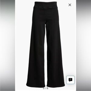 Frame Denim Black Jetset Le Slim Palazzo Pants